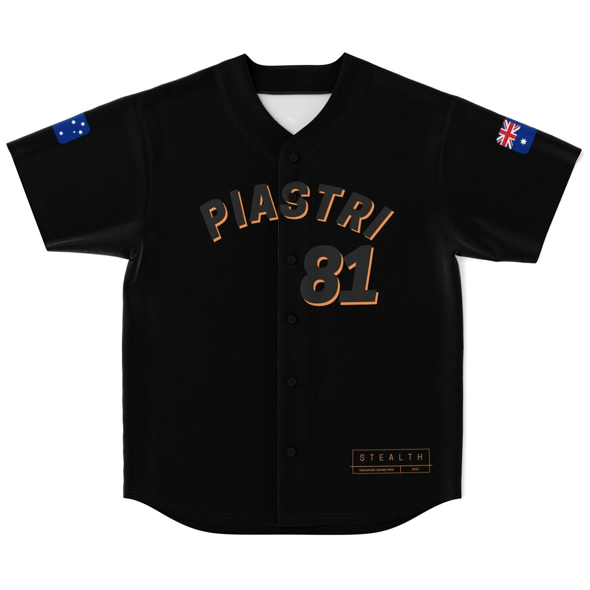 Stealth - PIA81 Baseball Jersey - Black