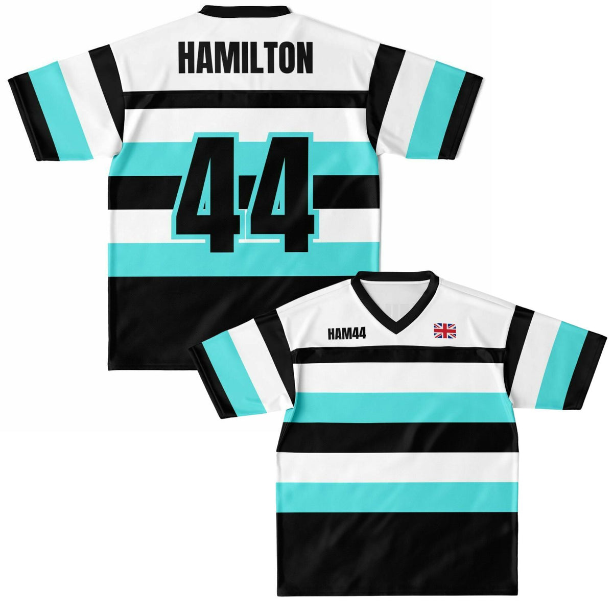 HAM44 Stripe Football Jersey