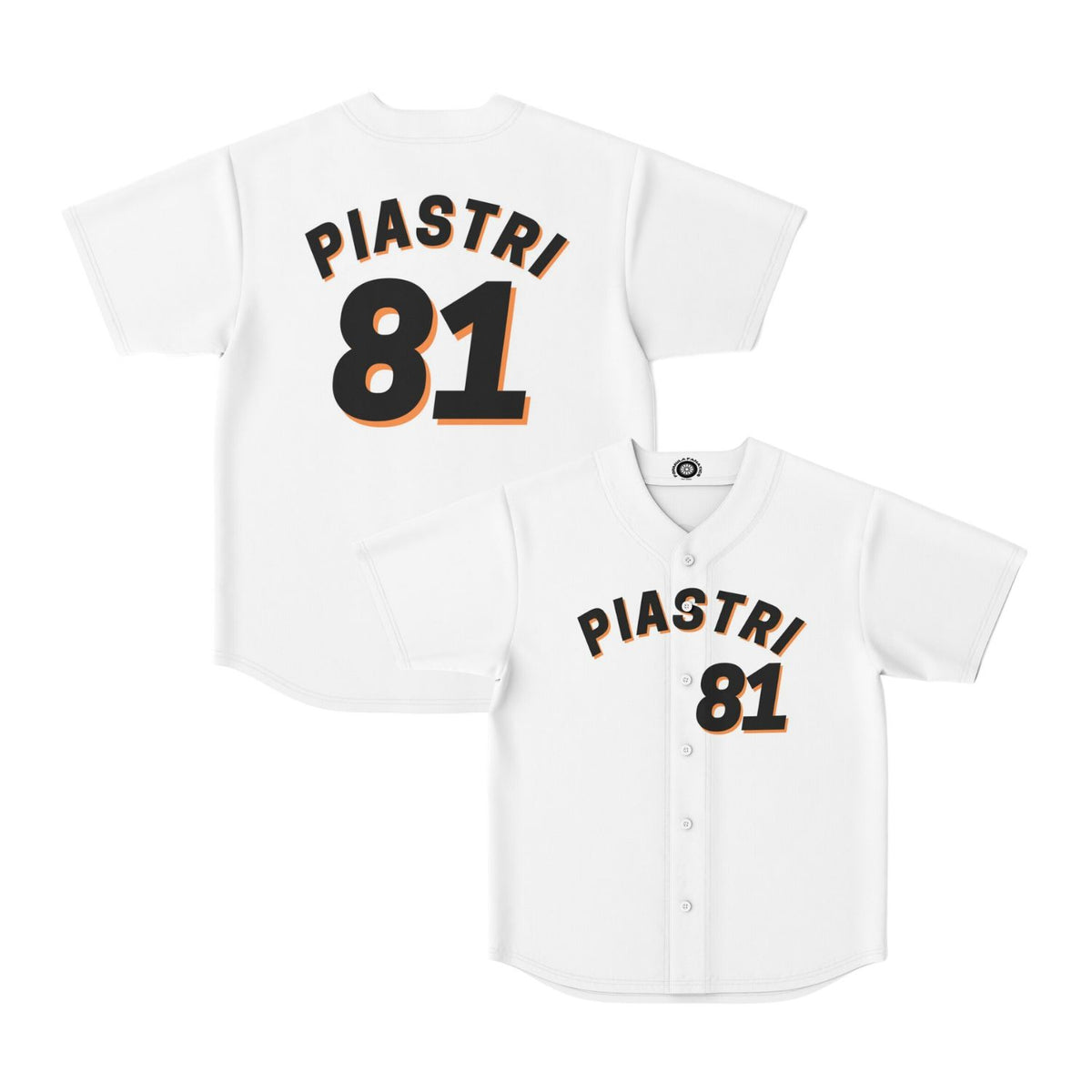 Stealth PIA81 Away Baseball Jersey - White
