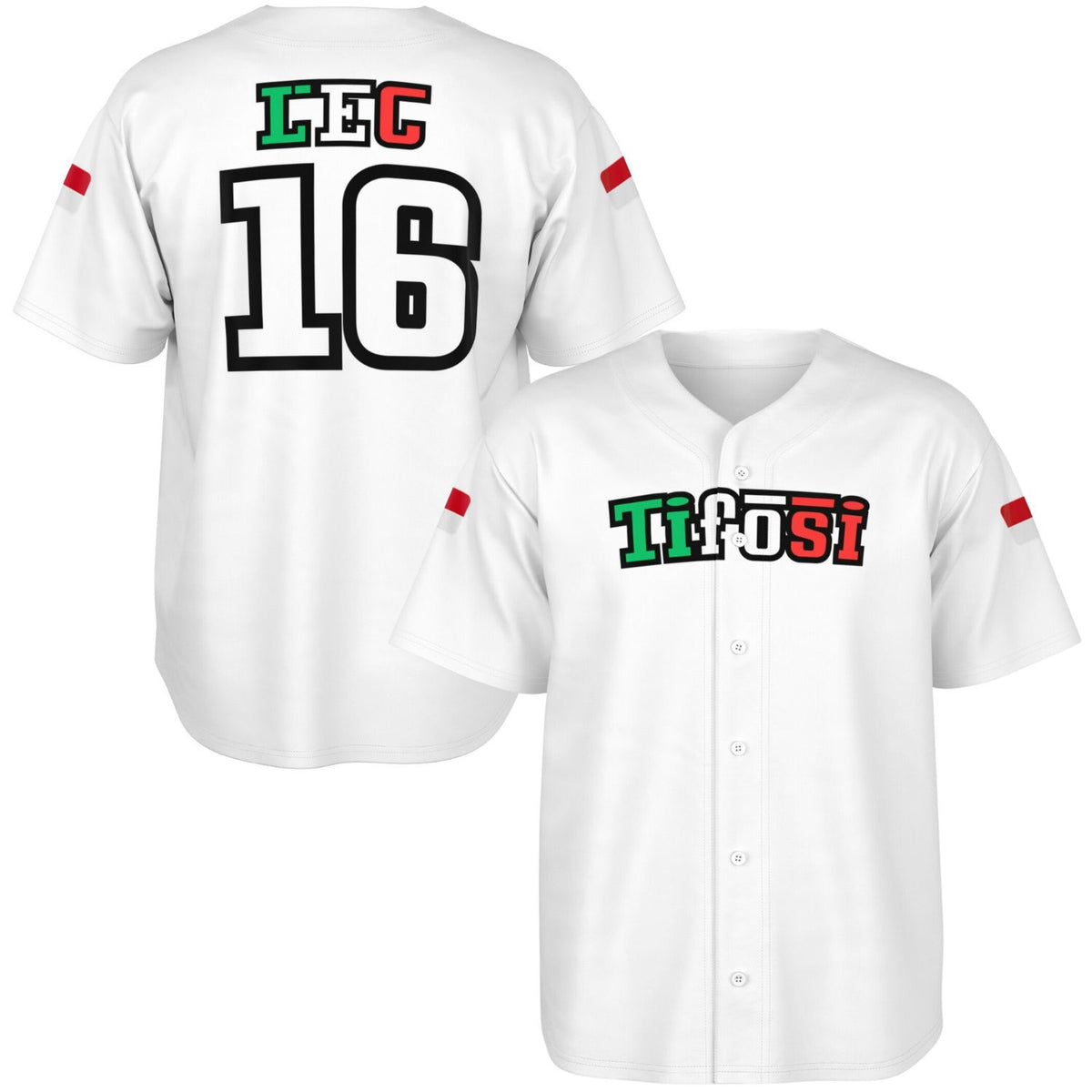 TIFOSI 16 | White | Baseball Jersey