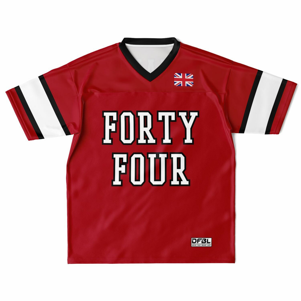 HAM44 Number Classic Football Jersey - Red