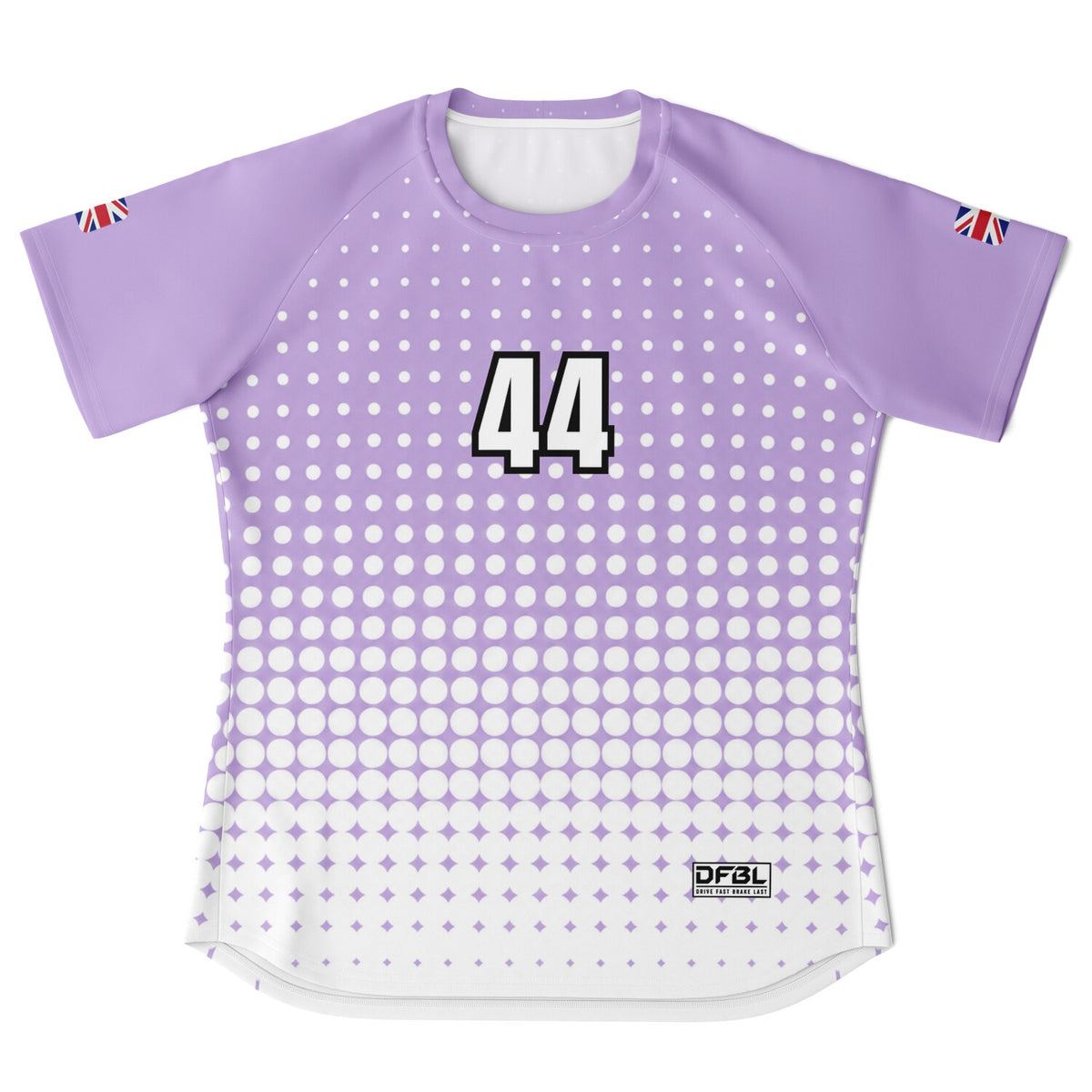 HAM44 Halftone Women's Soccer Jersey - Lilac White