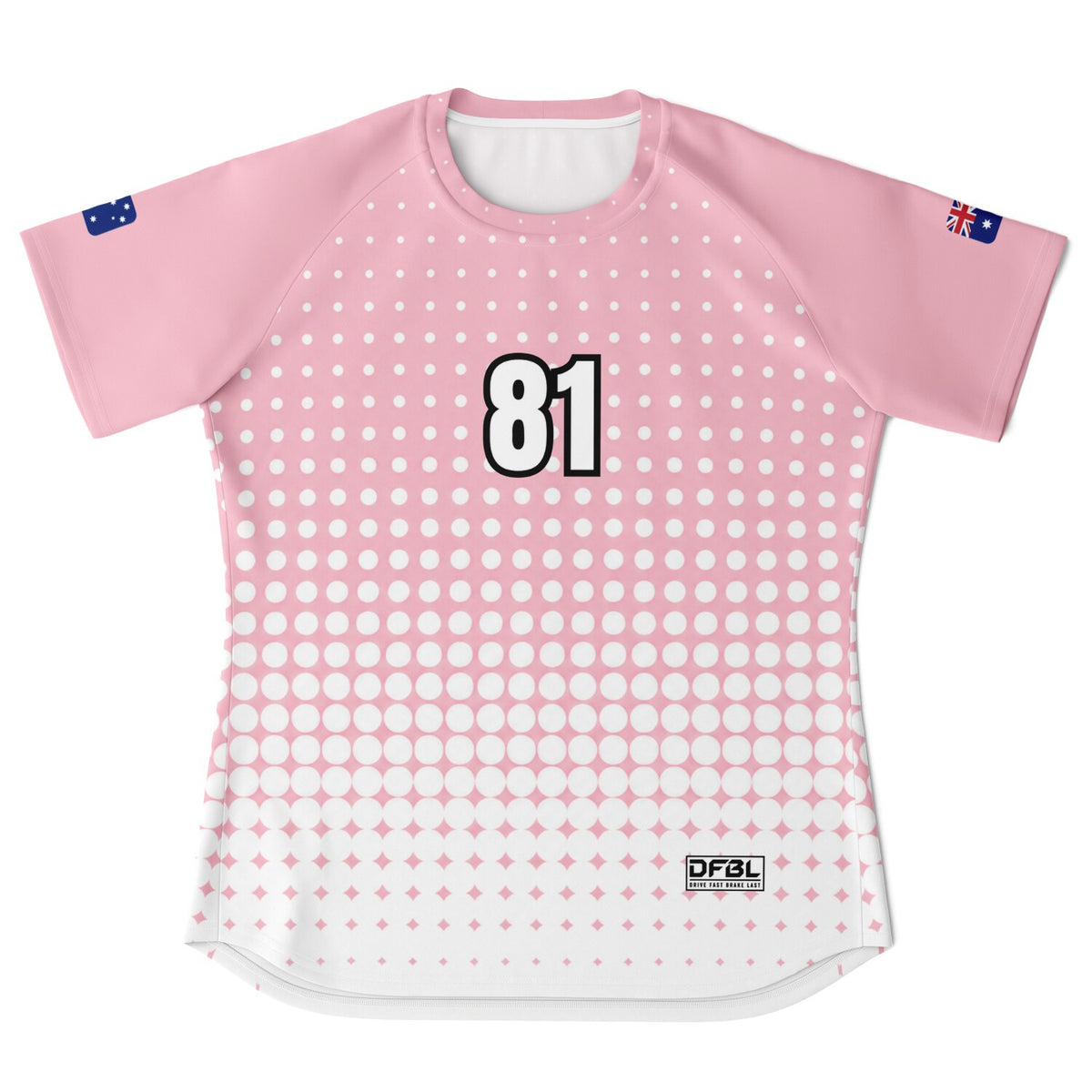 PIA Halftone Women's Soccer Jersey - Pink White