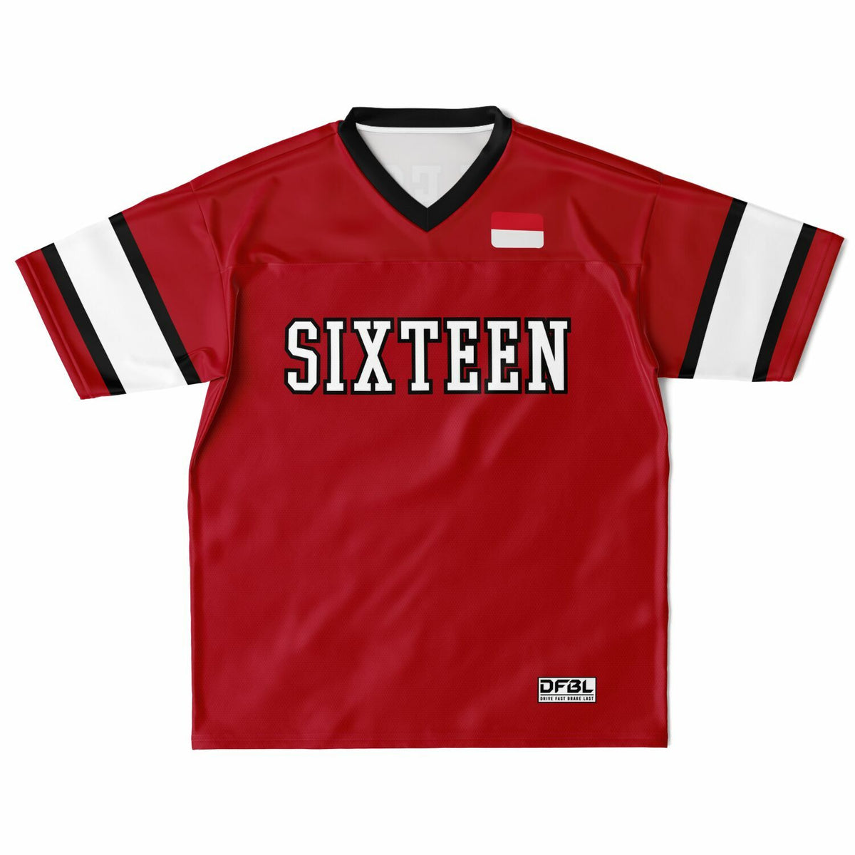 LEC16 Number Classic Football Jersey - Red