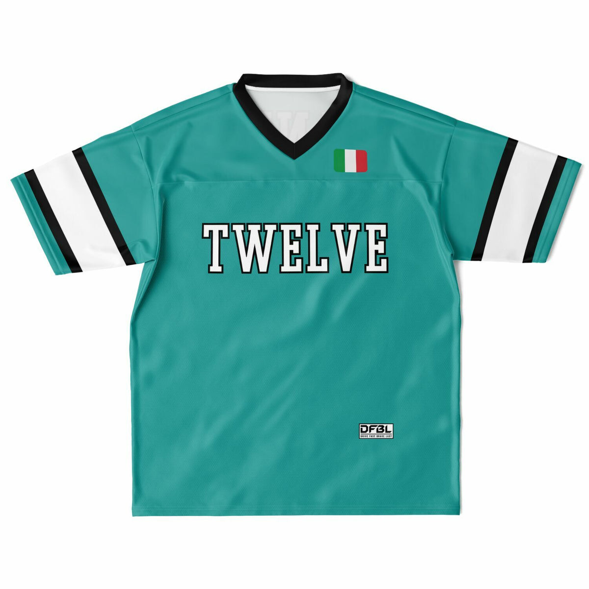 ANT12 Number Classic Football Jersey - Teal